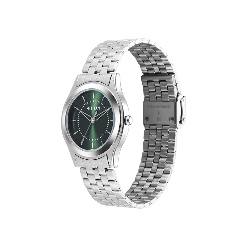 Titan Karishma Zing Quartz 1648SM01 Analog Stainless Steel Men's Watch