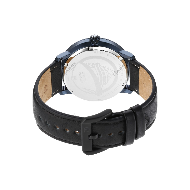 Titan Maritime NT1828QL04 Analog Leather Strap Men’s Watch