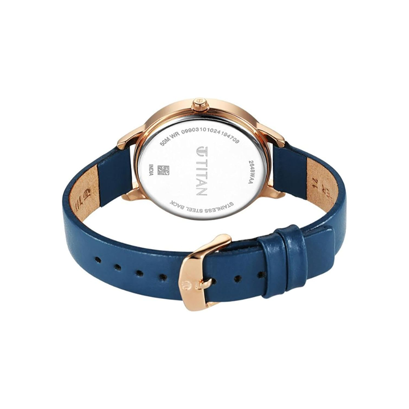 Titan Neo Quartz 2648WL08 Analog Leather Strap Women’s Watch