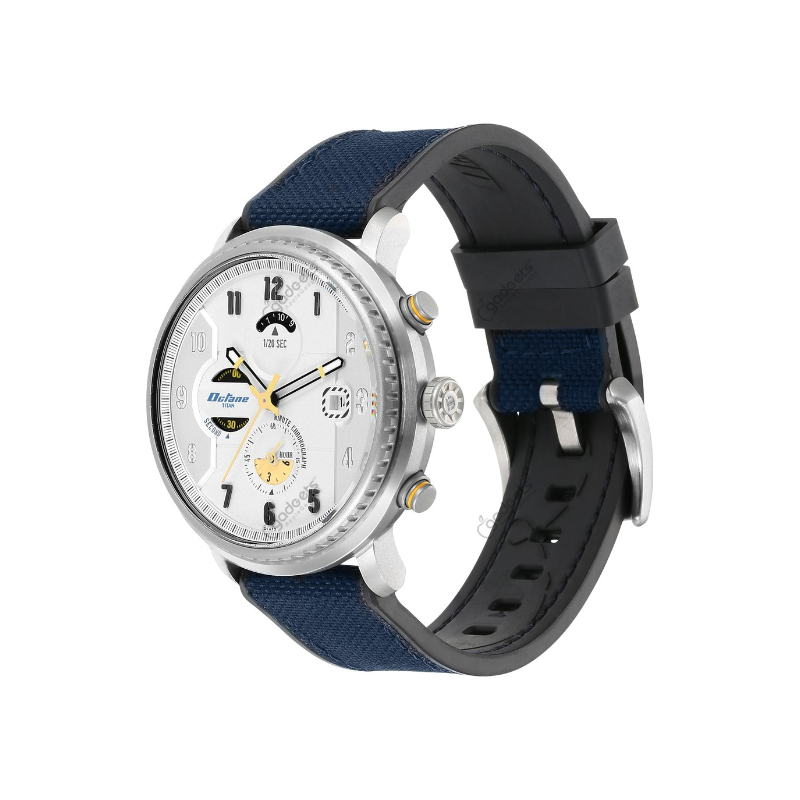 Titan Octane Aerobatics 1857sp01 Chronograph Nylon Strap Mens Watch