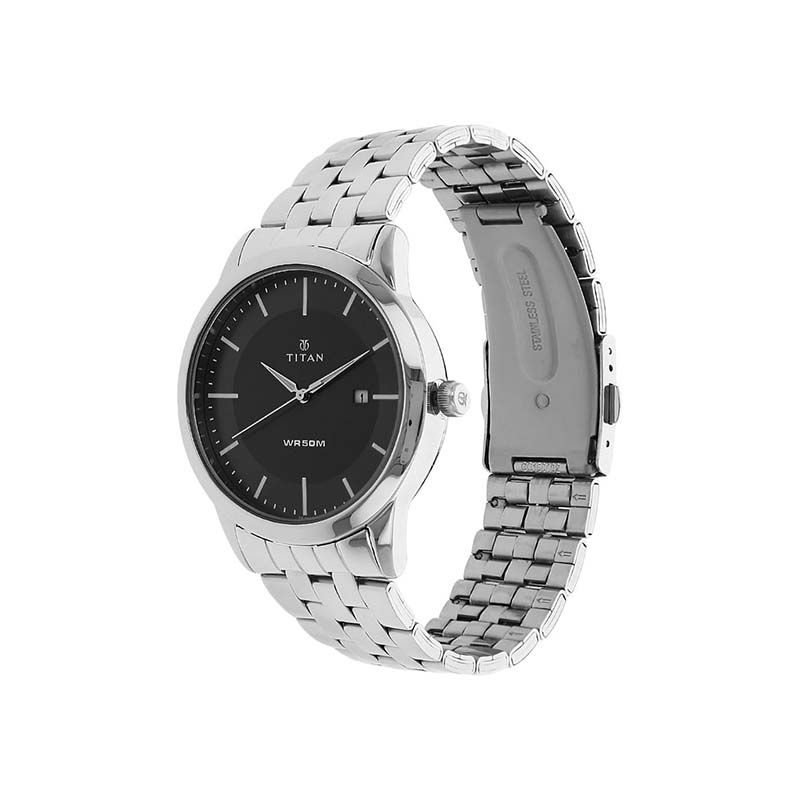 Titan Quartz 1584sm04 Mens Watch