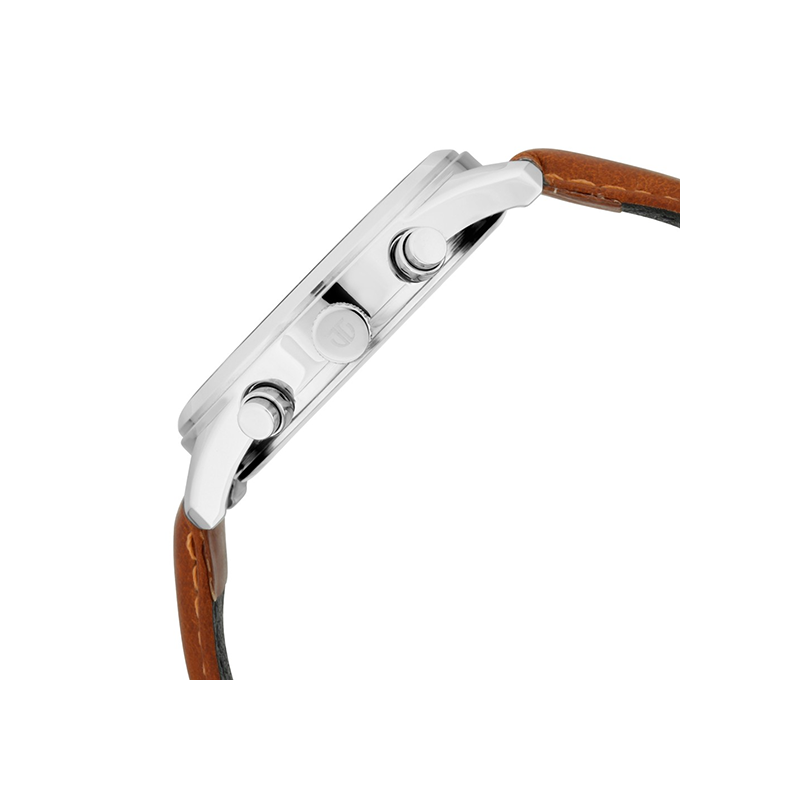 Titan Quartz 1805SL04 Leather Strap Men's Watch
