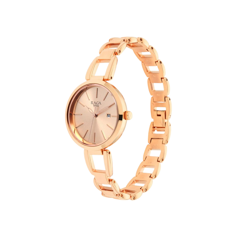 Titan Raga Viva 2642WM01 Quartz Analog Metal Strap Women's Watch
