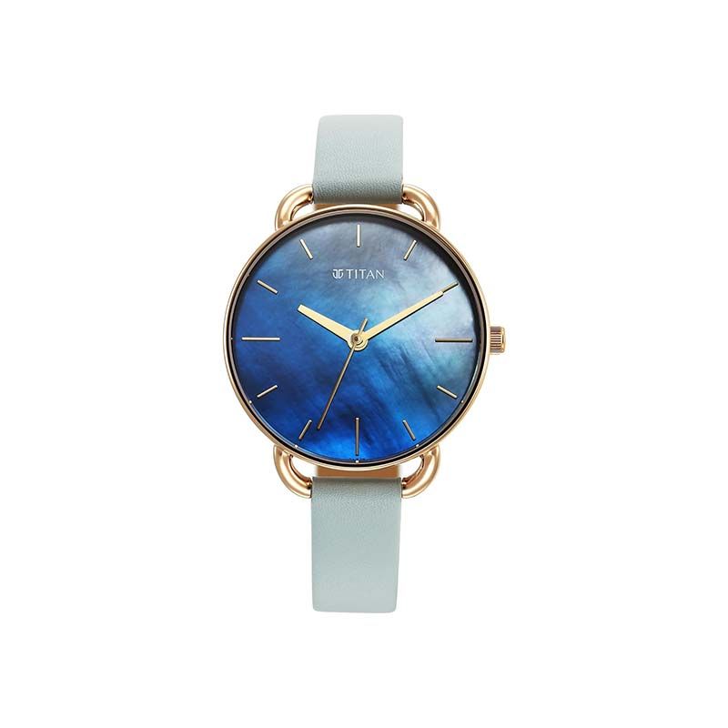 Titan Secluded Quartz 2705WL01 Analog Leather Strap Women's Watch