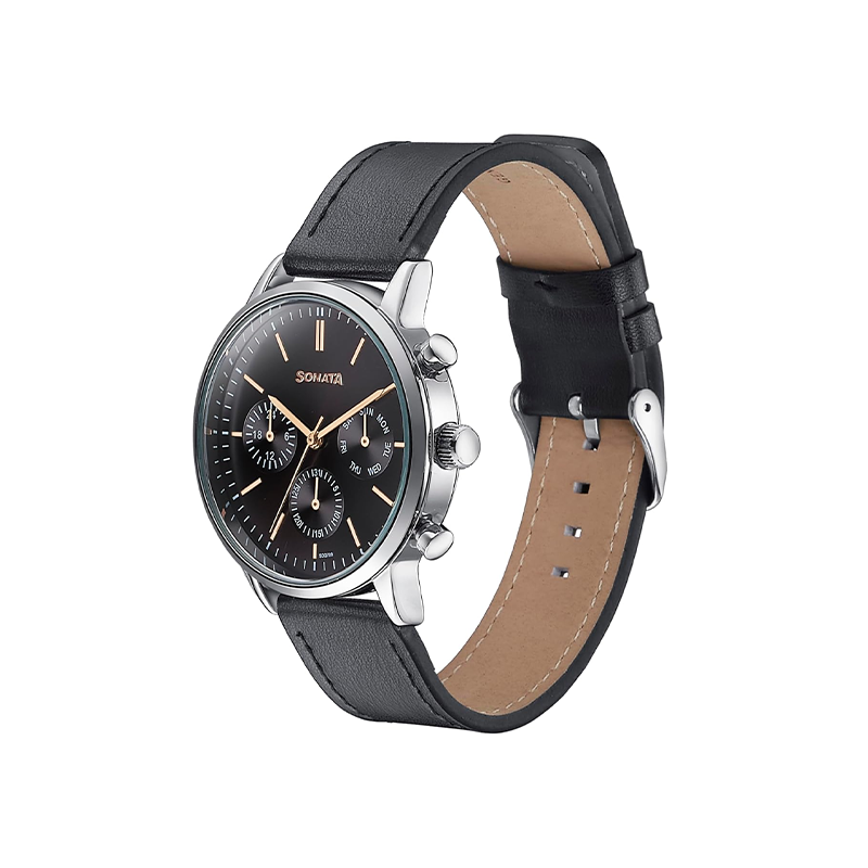Titan Sonata Quartz 77139sl03 Mens Watch