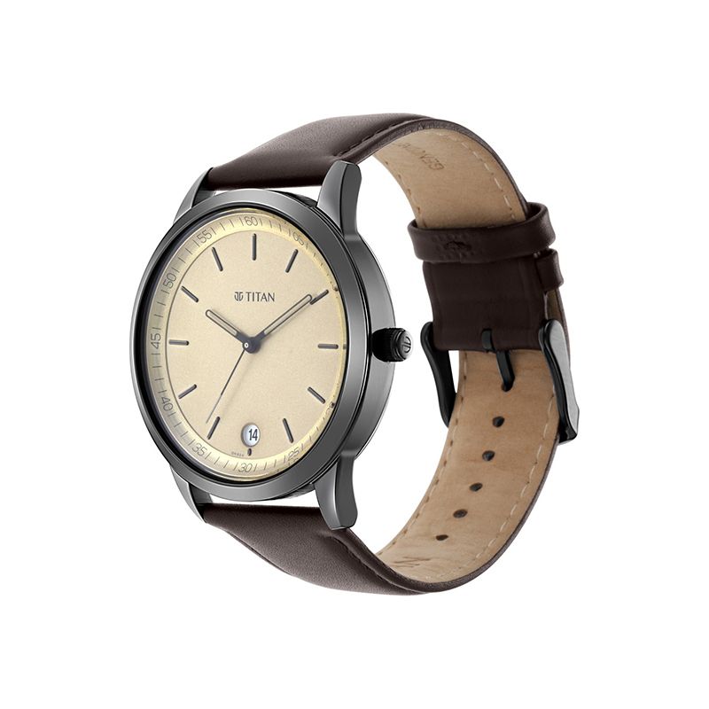 Titan Timeless 1806NL02 Leather Strap Men's Watch