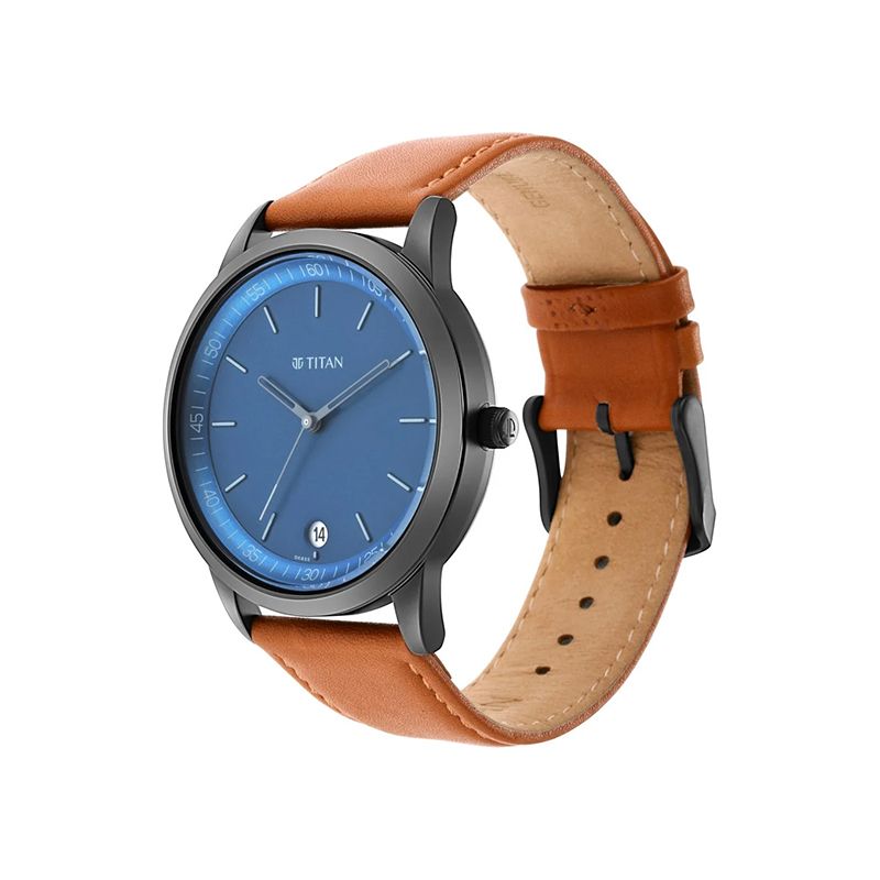 Titan Timeless 1806NL03 Leather Strap Men's Watch