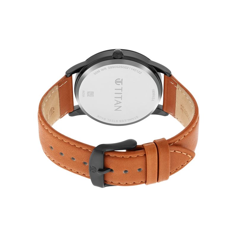 Titan Timeless 1806NL03 Leather Strap Men's Watch