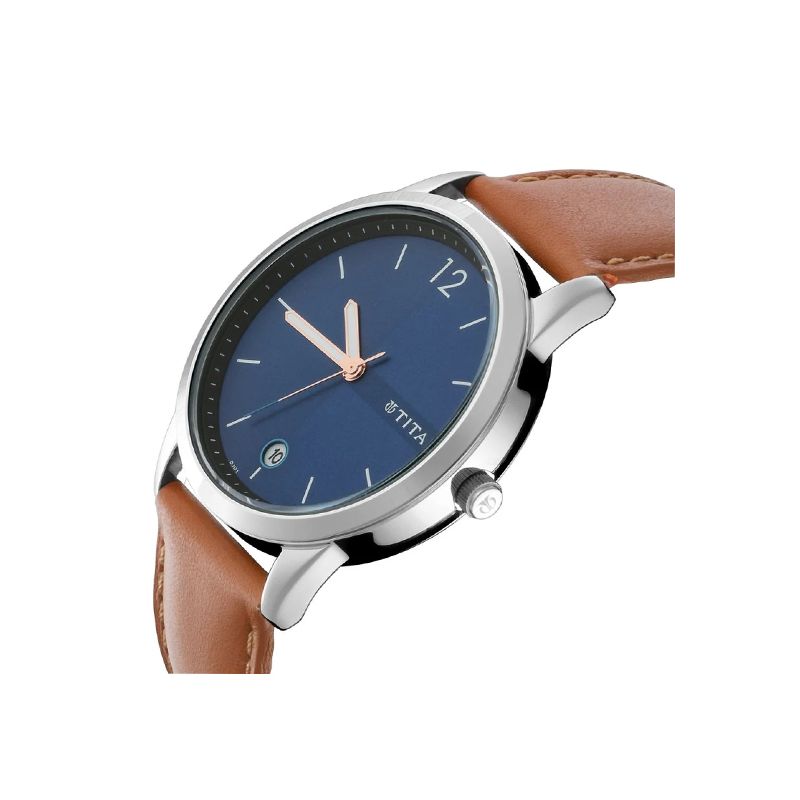 Titan Workwear 1802SL12 Leather Strap Men's Watch