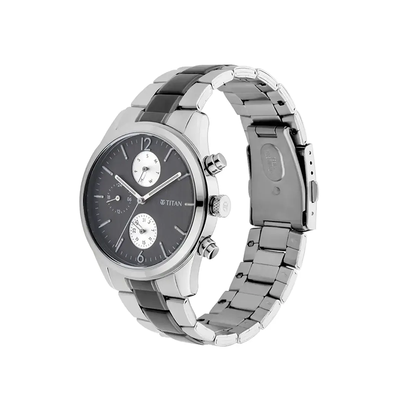 Titan Workwear 1805KM02 Metal Strap Men's Watch