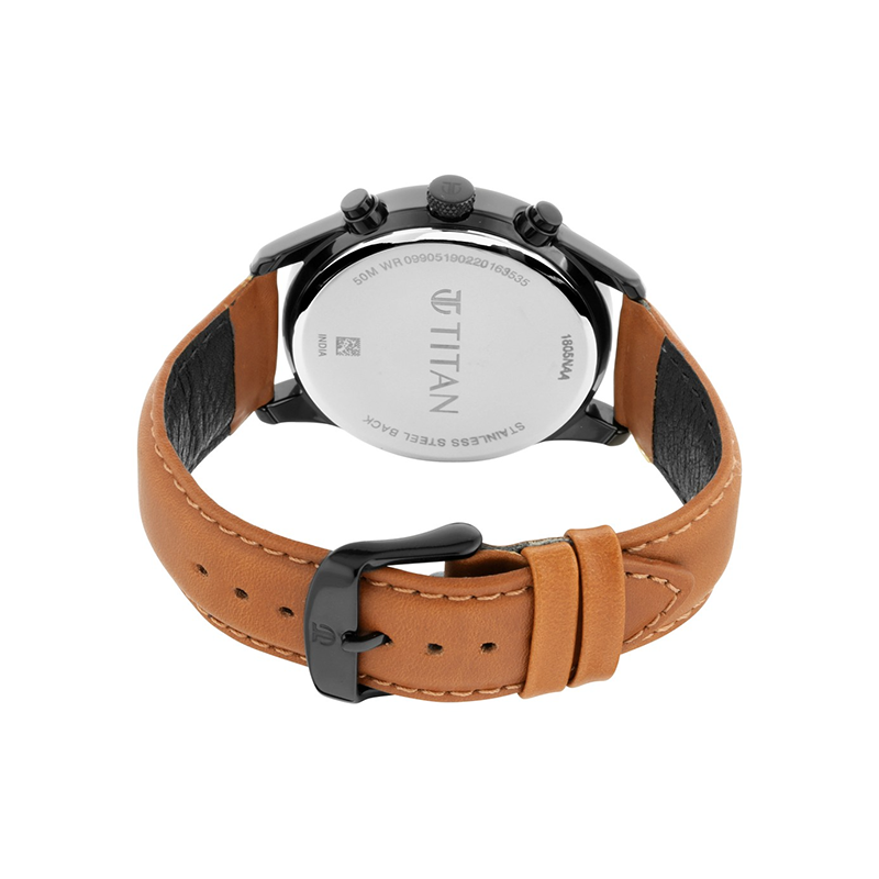 Titan Workwear 1805NL02 Leather Strap Men's Watch