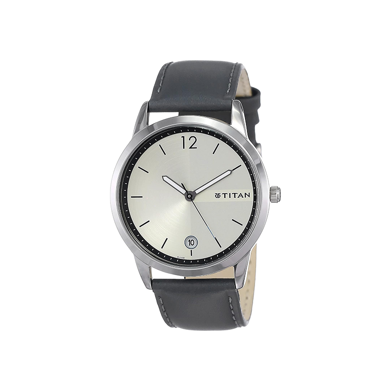 Titan Workwear 1806SL03 Analog Date Leather Strap Men’s Watch
