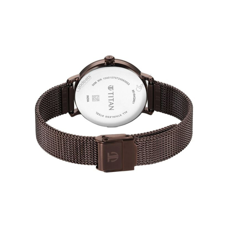 Titan Workwear 95184QM01 Quartz Analog Stainless Steel Women's Watch