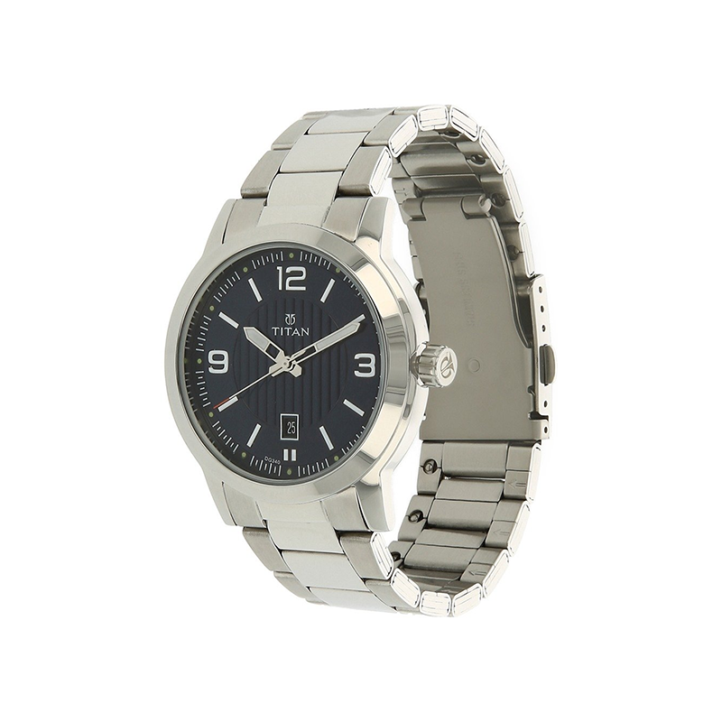 Titan Workwear Quartz 1730SM03 Analog Stainless Steel Strap Men's Watch