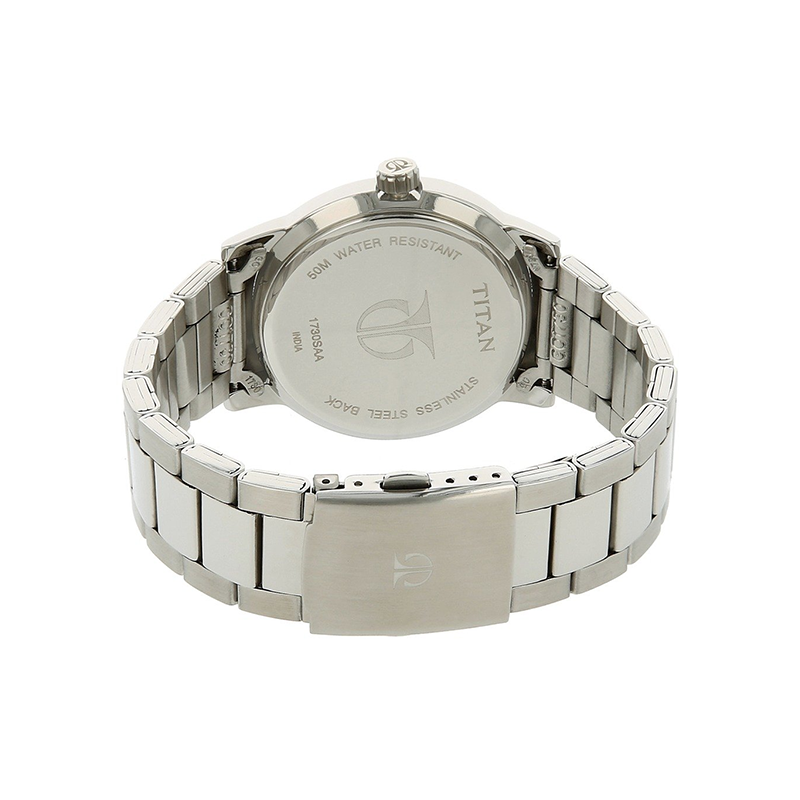 Titan Workwear Quartz 1730SM03 Analog Stainless Steel Strap Men's Watch