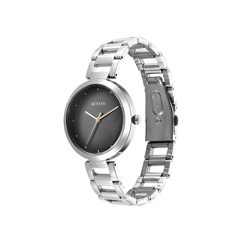 Titan Workwear Quartz 2480SM13 Analog Stainless Steel Strap Women's Watch