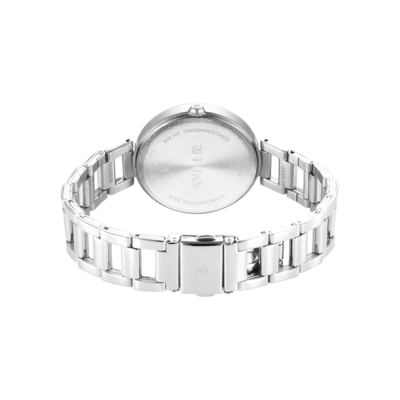 Titan Workwear Quartz 2480SM13 Analog Stainless Steel Strap Women's Watch