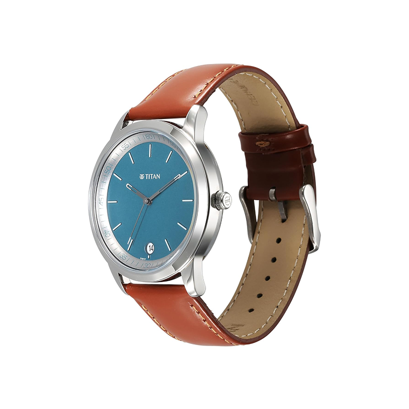 Titan Wrist Wit Quartz 1806sl12 Mens Watch