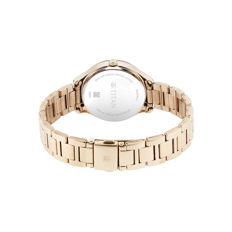 Titan Yin & Yang 2649WM04 Quartz Analog Stainless Steel Strap Women's Watch