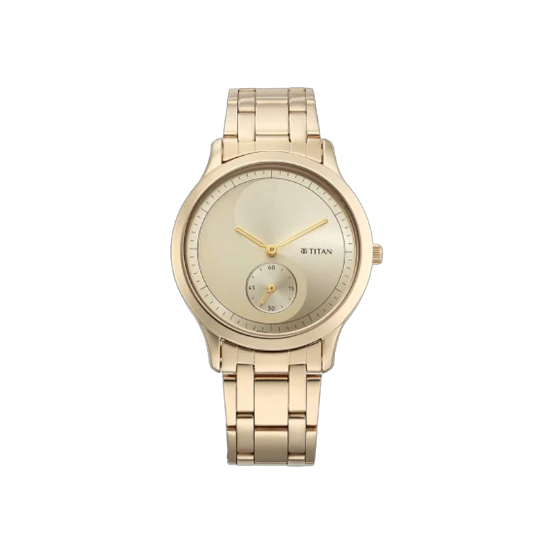 Titan Yin & Yang Quartz 1825WM02 Analog Stainless Steel Strap Men's Watch
