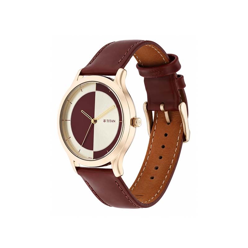 Titan Yin And Yang Quartz 1825wl04 Mens Watch