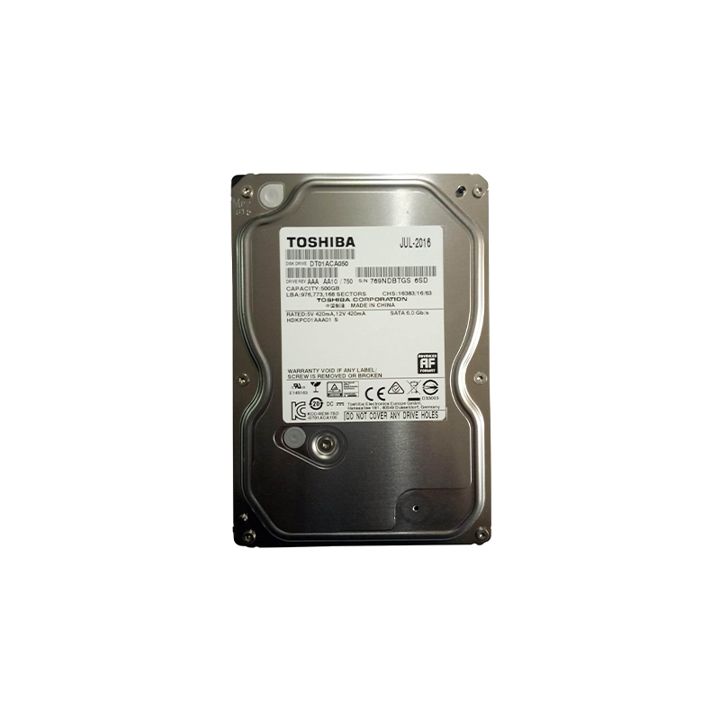 TOSHIBA Hard Drive - 500GB (Refurbished)