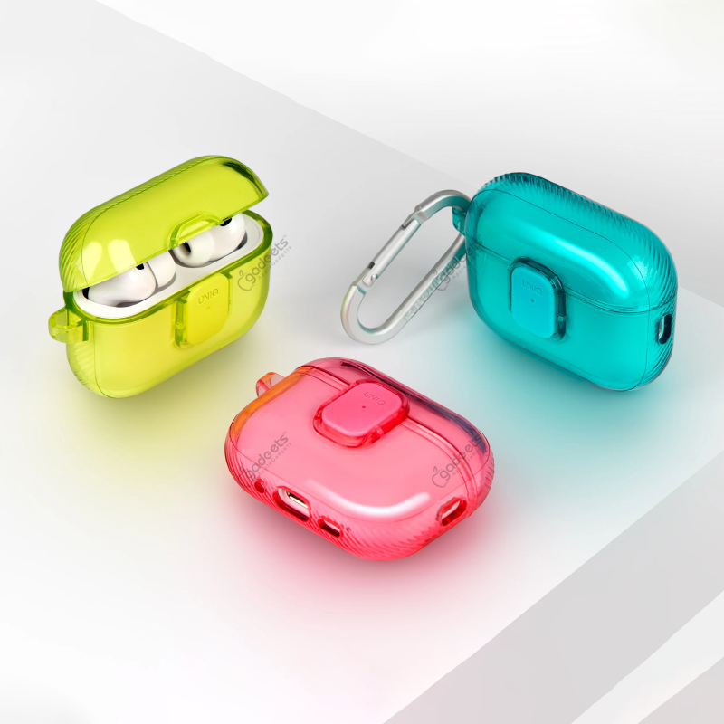 UNIQ Glase Pro Ultra-Clear Snap Closure Case for Airpods Pro 3
