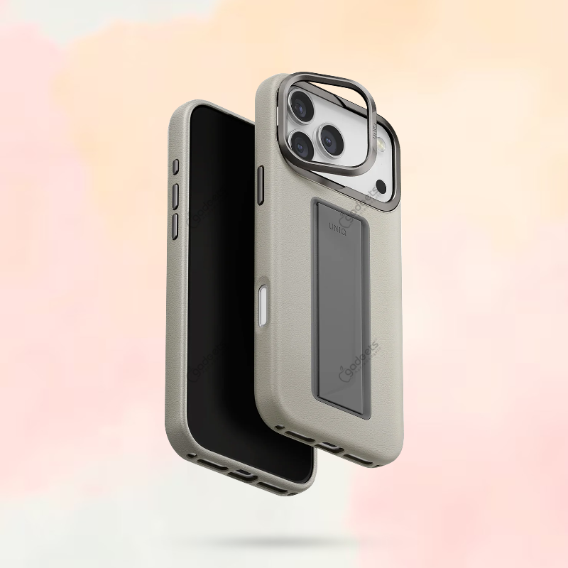 UNIQ Heldro Pro FlexGrip Mag Leatherette Case for iPhone 17 Series
