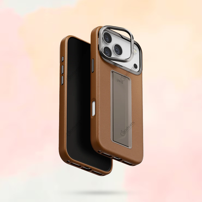 UNIQ Heldro Pro FlexGrip Mag Leatherette Case for iPhone 17 Series