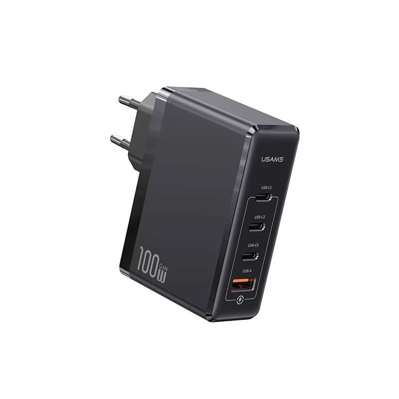 USAMS US-CC163 100W 4 Ports GaN Fast Charger (EU)