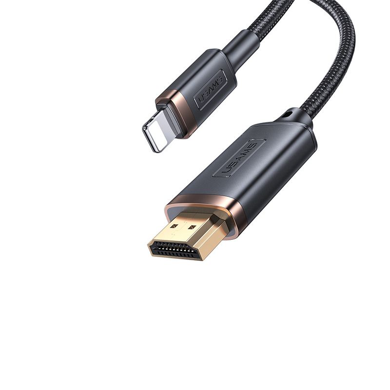 USAMS US-SJ509 Lightning to HDMI HD Video Cable 2m