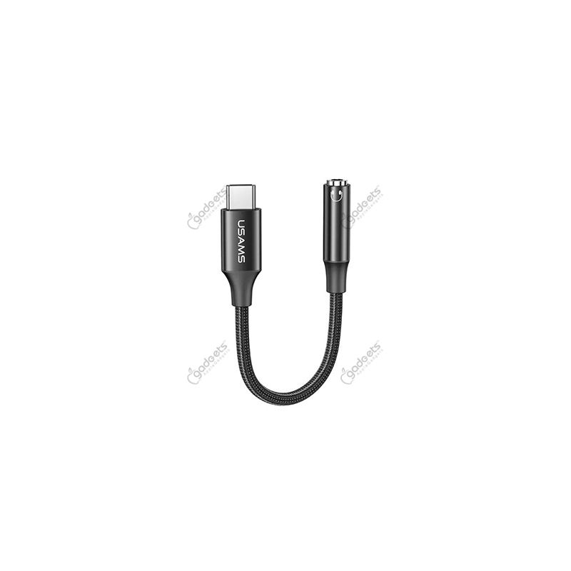 USAMS US-SJ599 AU16 Audio Cable Type-C to 3.5DC Audio Adapter