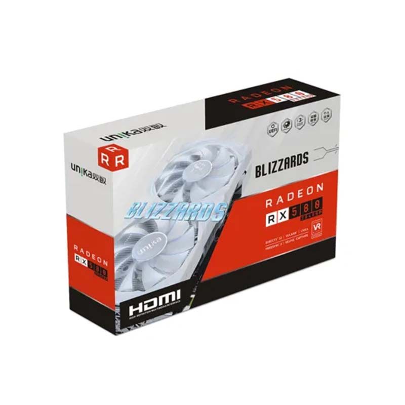 Unika Radeon Rx 580 Blizzards Graphics Card