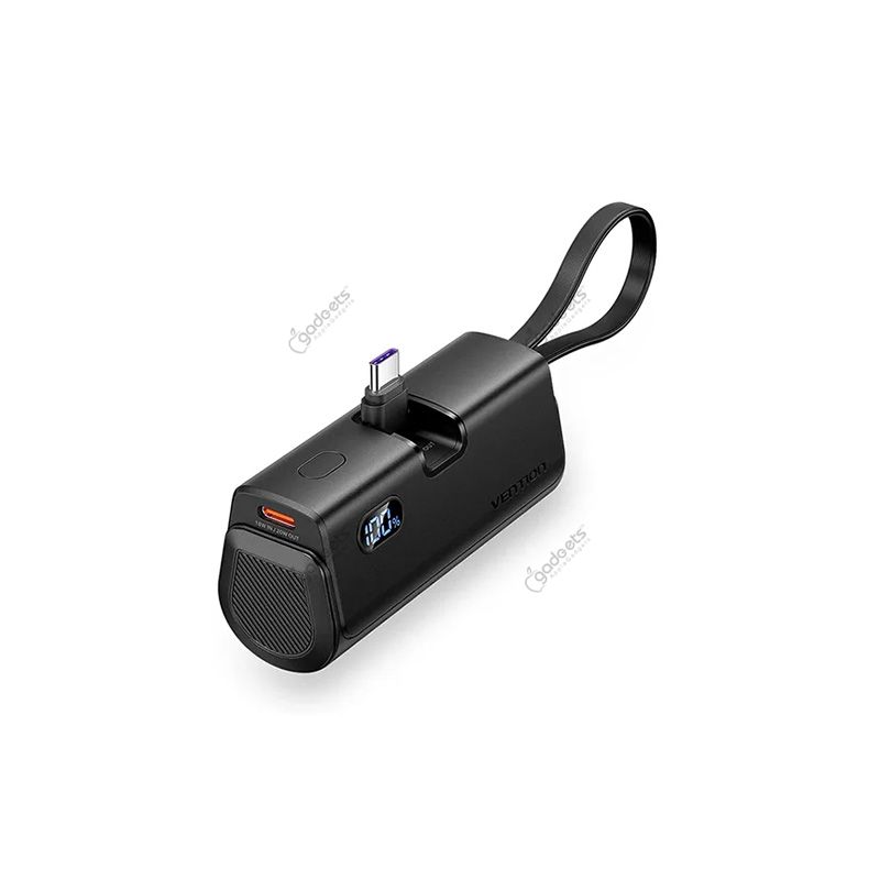 VENTION FHQB0 4800mAh Power Bank with Type-C Cable-22.5W