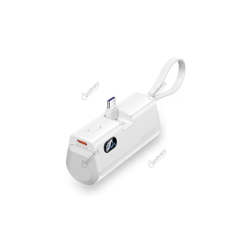 VENTION FHQB0 4800mAh Power Bank with Type-C Cable-22.5W