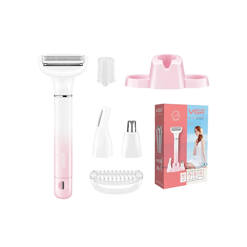 VGR V-611 3 IN 1 Professional Shaver for Women