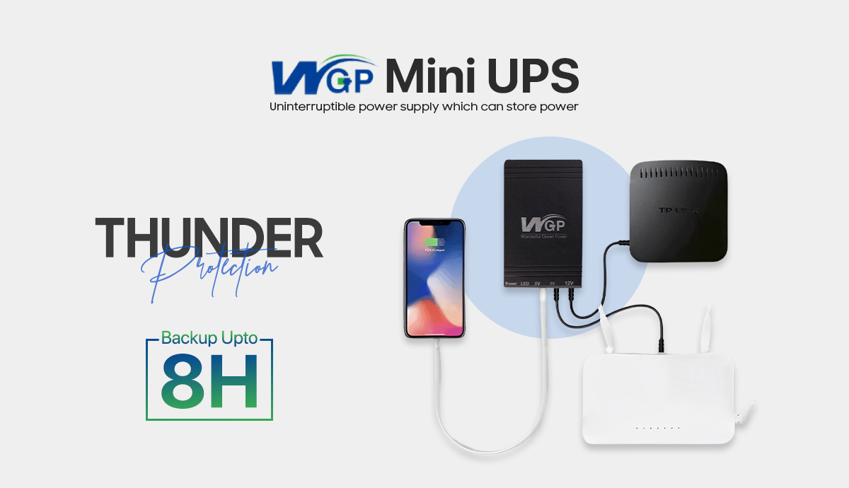 WGP Mini DC UPS-4108