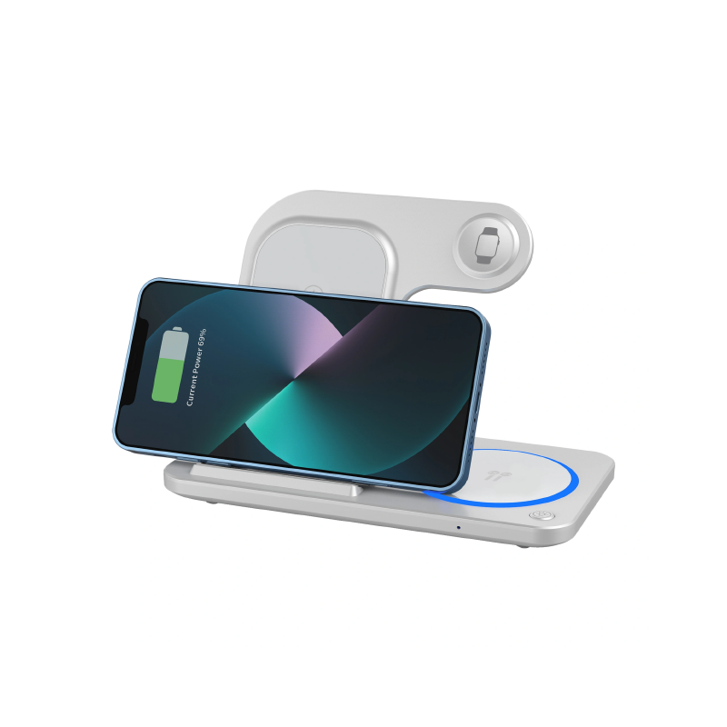 WIWU Wi-W020 3 in 1 Foldable Wireless Charger