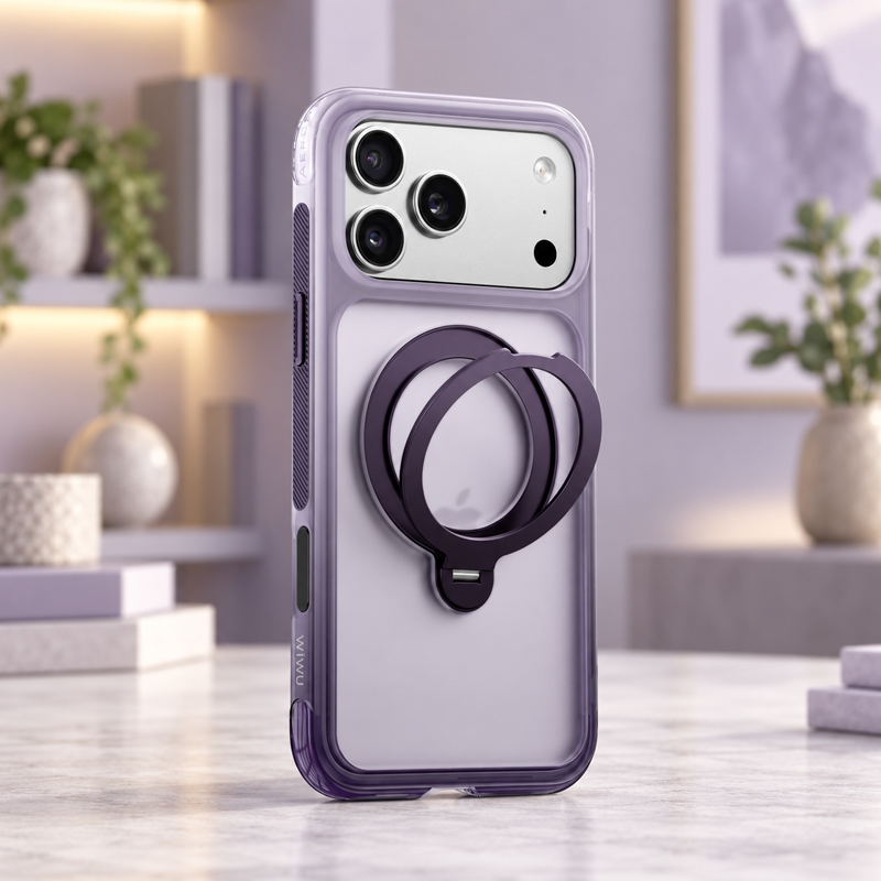 WiWU AeroShield Aurora AS-204 MStand Case for iPhone