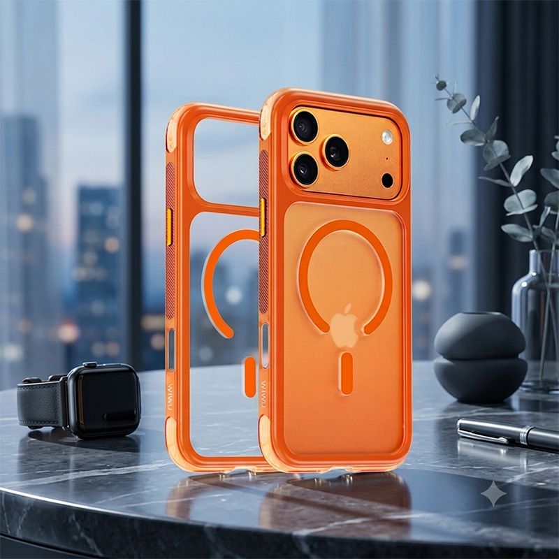 WiWU AS-202 AeroShield Pro MagStand Case for iPhone