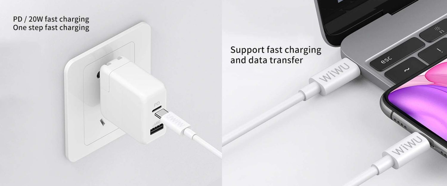 WiWU G90 20W USBC to Lightning Cable price in Bangladesh