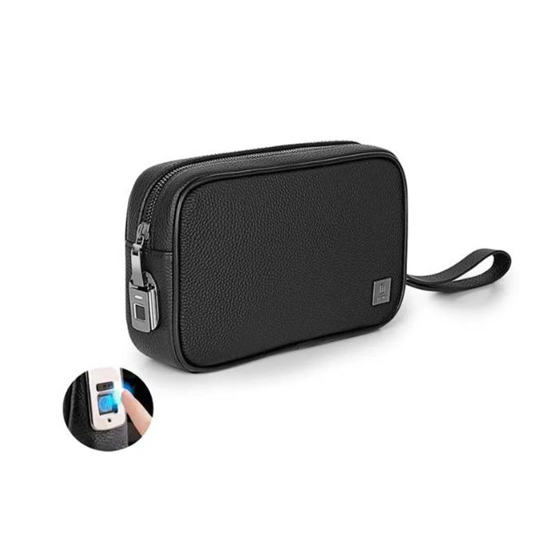 WiWU Master Leather Fingerprint Lock Pouch