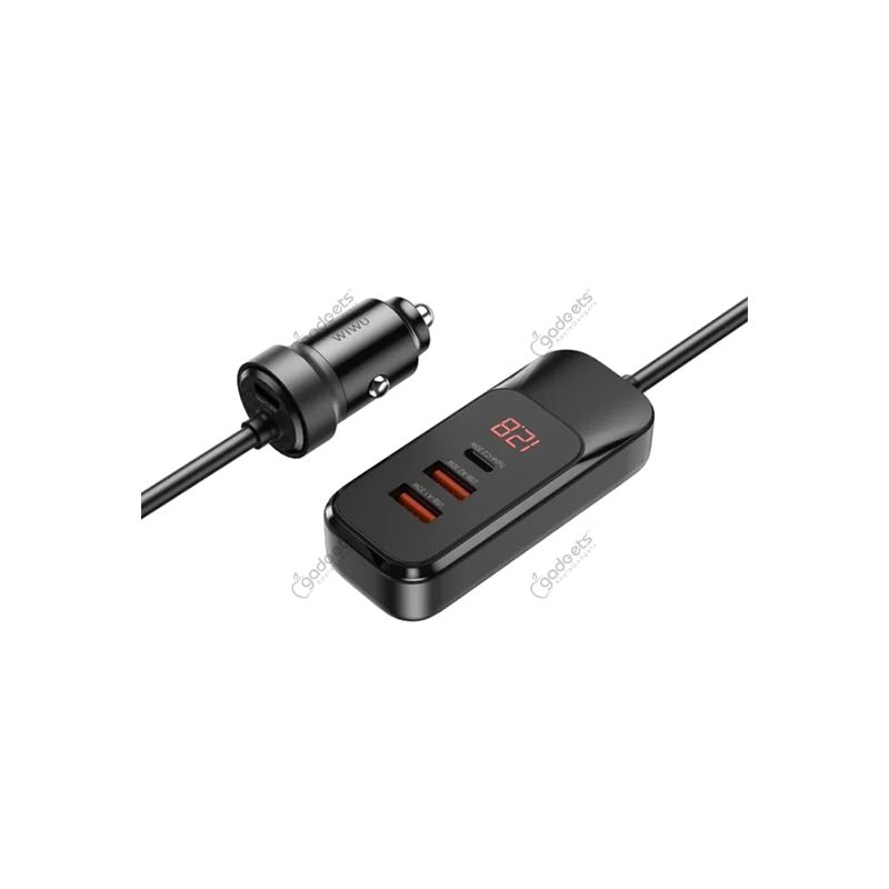WiWU Multi-port Extend Car Charger - 120W