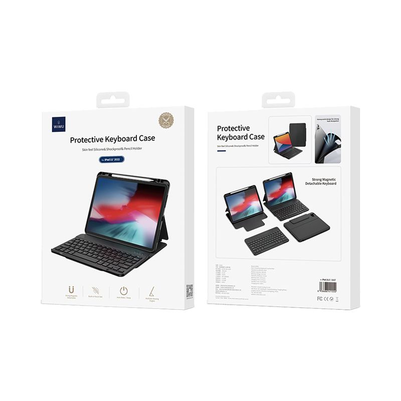 WiWU Protective Keyboard Case for iPad - 10.2inch