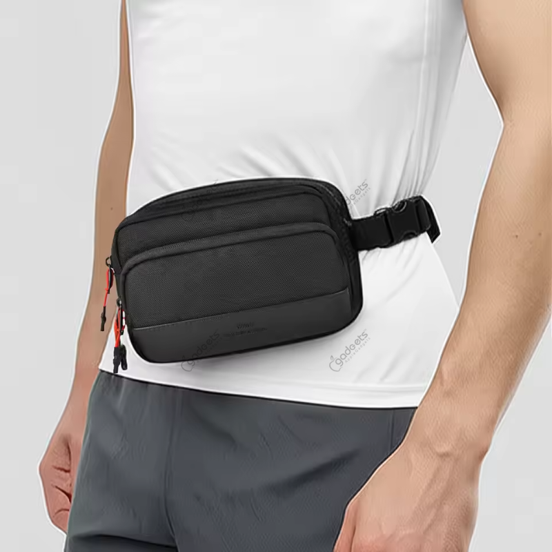 WiWU Two-in-One Crossbody Travel Pouch Bag