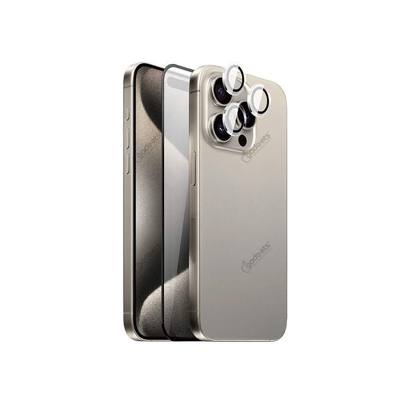 WiWU WI-IP002 2 in 1 Combo Duo Screen + Lens Tempered Glass Set for iPhone 16 Series
