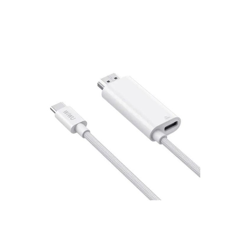 WiWU Wi-PS001 Type-C To HDMI PD Charging Projection Cable - 1.8M