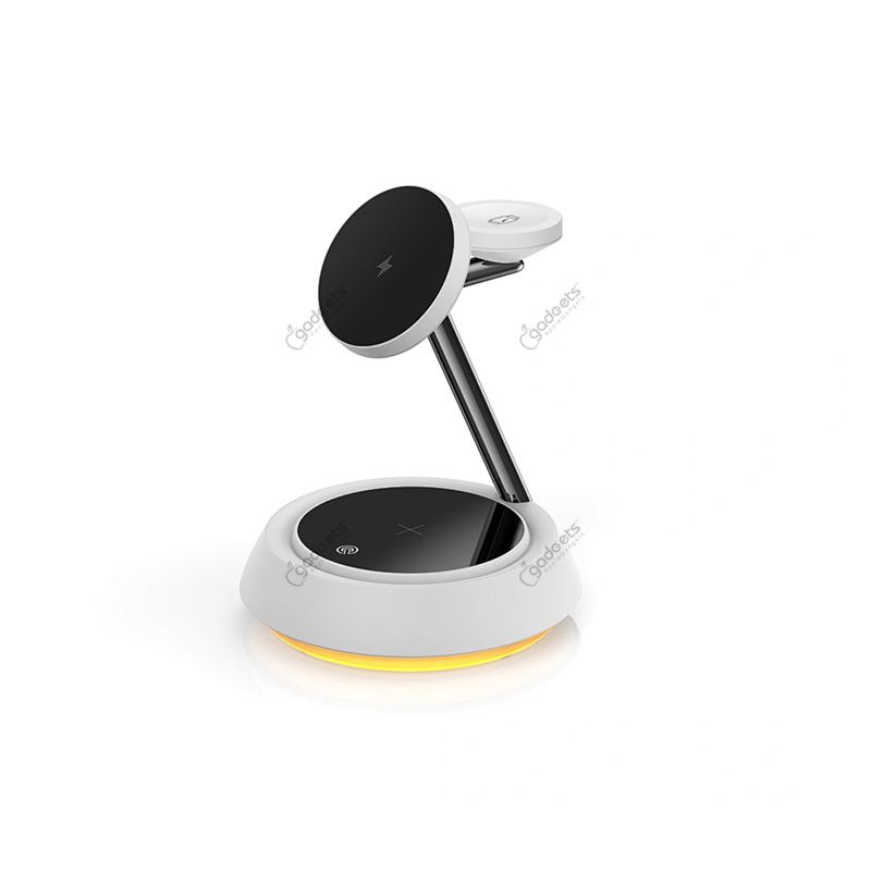 WiWU Wi-W002 3 in 1 Magnetic Wireless Charger-15W