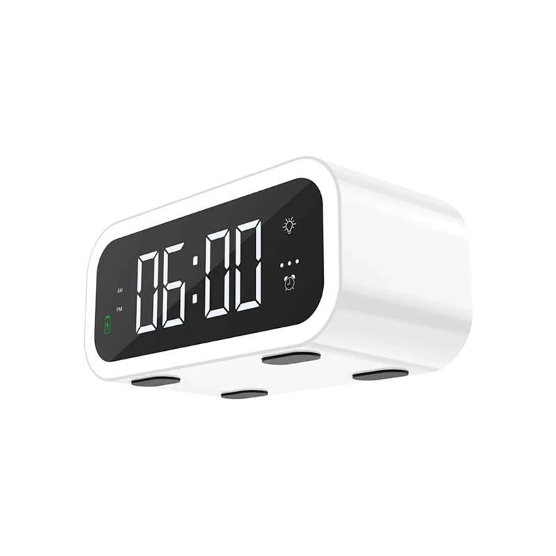 WiWU Wi-W015 Digital Clock with Wireless Charger and Light - 15W
