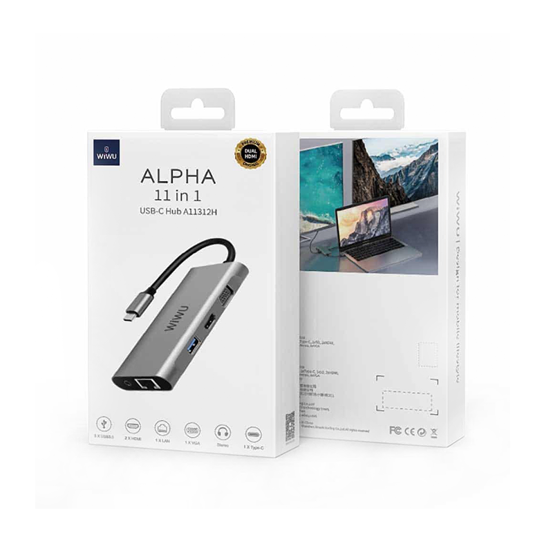 WiWu Alpha Type-C Hub 11 in 1 A11